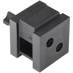 HellermannTyton 440-00019 VarioPlate two-hole halogen-free Cable entry black