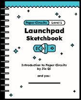 Chibitronics Paper circuits launchpad sketchbook (12 pack) - paper circuits level 1