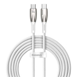 Kabel przewód USB-C PD 200cm Baseus Glimmer CADH000802 Power Delivery 2.0 5A z obsługą szybkiego ładowania 100W LED