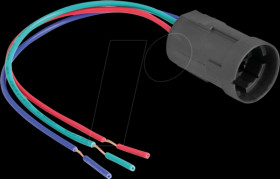 90789 Socket for 19 mm 3 pin Push Button or Switch