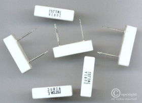 REZYSTOR 7W 2,2 ohm (10 SZTUK)