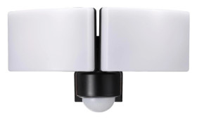 Naświetlacz LED z dwoma panelami świecącymi AKRON2, 40W, 3200lm, IP65 naturalna barwa 4000K, z czujnikiem PIR