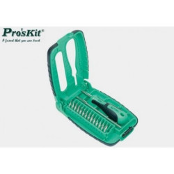 Zestaw końcówek bit/imbus z wkrętakiem 15szt SD-9804