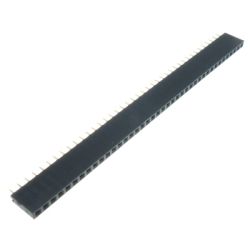 LISTWA JEDNORZĘDOWA PROSTA 40PIN GNIAZDO R-2,54MM RoHS