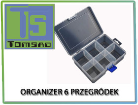 Organizer - 6 przegródek na transpondery