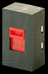04021.4723-00 Voltage selector switch, 5 A - 250 V, 2-pole, PCB conn.