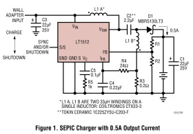 SEPIC Constant-Current/Constant-Voltage Battery Charger