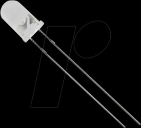 5034B2C-CSB-A LED 5mm, wired, blue, 1500 mcd, 25°