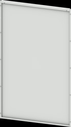 Back wall, rectangular, sheet steel, (W x H x D) 1200 x 2000 x 25 mm, light gray, 8PQ2420-2BA01