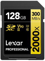 Karta SD SDHC, 128 GB Nie TLC, Lexar Gold 0 → 70°C 2000x