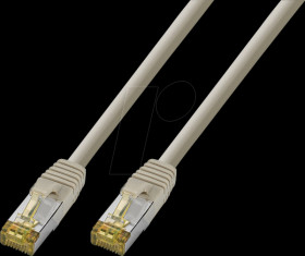 1822HF-1,0M Patch cable, Cat.6a, S/FTP, 1 m grey
