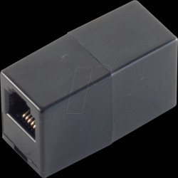 BS71220-6 RJ11 coupler, Western jack 6/6 &gt; socket