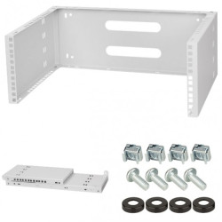 Uchwyt ścienny do urządzeń RACK 19" 4U 330mm szary