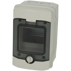 Fibox 7350000 MCE65 4M 128x120x201mm IP65 DIN Rail Polycarbonate Enclosure