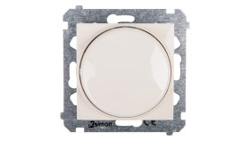 Simon 54 Ściemniacz Naciskowo-Obrotowy 20-500W Kremowy Ds9t.01/41