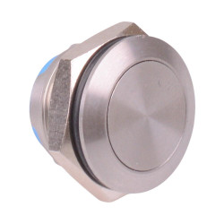 AV9S0D240K APEM Momentary 19mm Stainless Steel Vandal Push Button Switch IP67