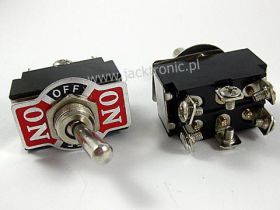 PRZEŁ.<70> KN3-203A 3 POZ./6P.ON-OFF-ON.
