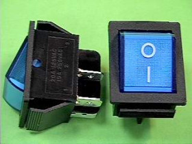 Przełącznik MK-621 KCD2-201N 230V AC podświetlany ON-OFF