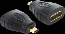 65242 Adapter High Speed HDMI - micro D male to A female