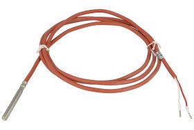 Czujnik; temperatury; FS-NTC2,2k-1,5; rezystancyjny; z obudową; cylindryczny metalowy; termistor; z przewodem 1,5mb; fi 6x50mm;