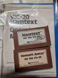 Vic-20 Hamtext by Kantronics