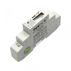Licznik zużycia energii elektrycznej 1fazowy MID, na szynę DIN TH-35, lb 5A, lmax 45A NLE 1F MID