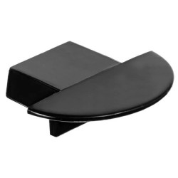 Zaślepka minilux wpust czarna z otworem