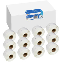 G&amp;G BM-D-G-99012-12 Labels Address labels 36 x 89 mm 12 pcs for printers