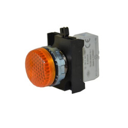 Lampka sygnalizacyjna serii CM z LED, 12-30V AC/DC, żółta T0-CM080XS