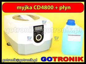 Myjka ultradźwiękowa CD-4800 1400ml + płyn 500ml