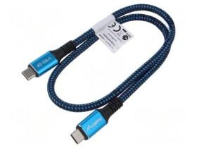 CA-CMCM45CU-0005BK Kabel USB 4.0 USB C wtyk z obu stron złocony 0,5m pudełko