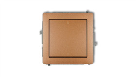 Deco Łącznik Dwubiegunowy Złoty Metalik 8Dwp-9