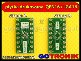 Płytka drukowana QFN16 / LGA16