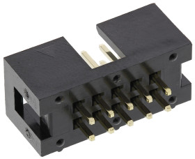 Wtyk PCB 10-pinowe raster: 2.54mm 2-rzędowe Wurth Elektronik Przewlekany 3.0A 250.0 V.