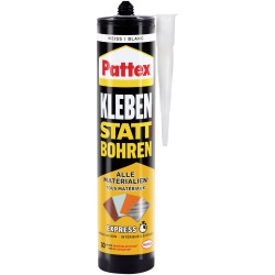 Pattex PKBEX Express Adhesive Sealant 390g No Drilling Needed