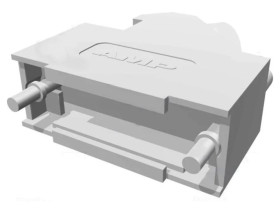 5-1478763-2 Obudowa: do złączy D-Sub D-Sub 15pin,D-Sub HD 26pin UNC 4-40