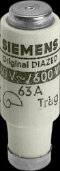 DIAZED fuse DIII/E33, 2 A, gG, 600 V (DC), 5SD8002