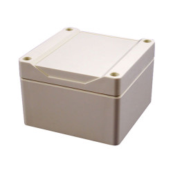 Hammond 1555E2GY Watertight PC Enclosure Styled Lid 90 x 90 x 60 Grey