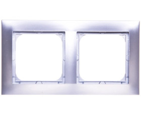 IMPRESJA Ramka podwójna srebrna R-2Y/18