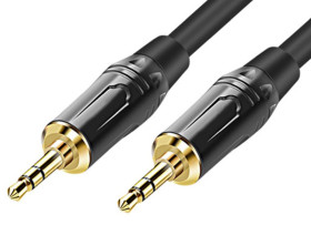 KABEL JACK WTYK 3,5mm STEREO - WTYK 3,5MM STEREO 2,0M CZARNY (KABJ35-J35-BLK20)