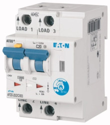 Przeciwpożarowy detektor iskrzenia 2P 20A C 0,03A Typ AC AFDD-40/2/C/003 187221