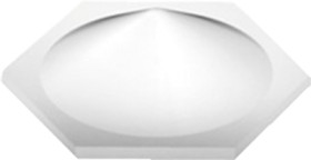 Enclosure feet, PUR, (L x W) 11 x 11 mm, transparent, SJ 6553