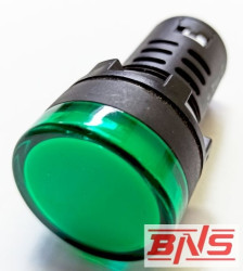 PLML2L220 kontrolka panelowa LED - zielona, zasilanie 220Vac