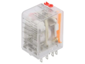 Przekaźnik elektromagnetyczny 4PDT Ucewki: 48VAC przemysłowy 7760056102