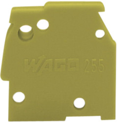 End plate for feed through terminal, 255-700
