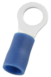 Zacisk oczkowy rozmiar przewodu 2.5mm² Ø 5.3mm izolowany średnica wew 5.3mm Niebieski RS PRO