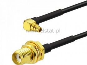 Adapter SMA jack na MMCX - adapter kątowy 10cm