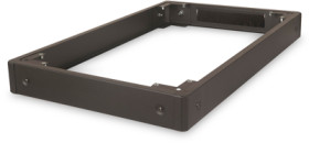 Base, sheet steel, (L x W x H) 1000 x 600 x 100 mm, black, for Unique &amp; Dynamic Basic network cabinets, DN-19 PLINTH-6/10-NB