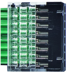 Konektor płaski, Czarny, Eaton W osłonie