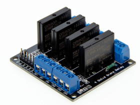 4-channel 2A OMRON G3MB-202P SSR Relay Module - Low Level Trigger